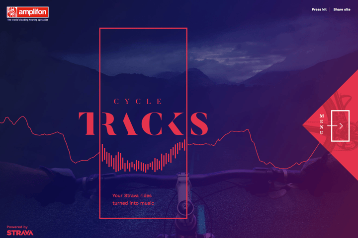 Strava Cycle Tracks